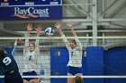 VB vs MHC  Wheaton Women's Volleyball vs Mount Holyoke College. - Photo by Keith Nordstrom : Wheaton, Volleyball, VB